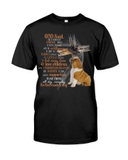 Bulldog so god made a dog bulldog lovers Classic T-Shirt front