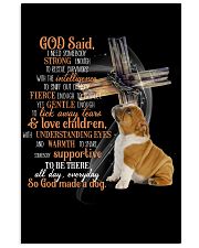 Bulldog so god made a dog bulldog lovers Vertical Poster tile