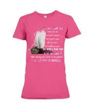 Yorkshire terrier lost you lost me yorkie lovers Premium Fit Ladies Tee tile
