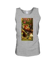 Chicken roses gift for chicken lover Unisex Tank tile