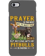 Messing with my Pitbulls Gift for you Phone Case tile