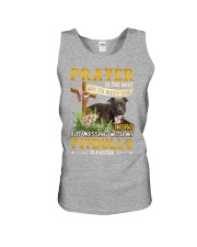 Messing with my Pitbulls Gift for you Unisex Tank tile