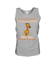 Giraffe annoying people giraffe lovers Unisex Tank tile