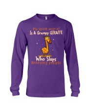 Giraffe annoying people giraffe lovers Long Sleeve Tee tile