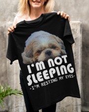 Shih tzu resting my eyes Classic T-Shirt apparel-classic-tshirt-lifestyle-front-117