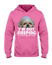Shih tzu resting my eyes Hooded Sweatshirt tile