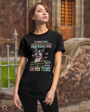 Boston terrier thanks for boston terrier lover Classic T-Shirt apparel-classic-tshirt-lifestyle-06