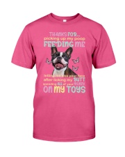 Boston terrier thanks for boston terrier lover Premium Fit Mens Tee tile