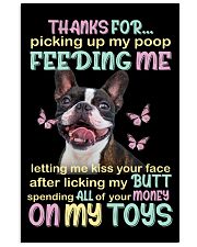Boston terrier thanks for boston terrier lover Vertical Poster tile