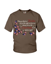 Butterfly think of freedom insects bugs lover Youth T-Shirt tile