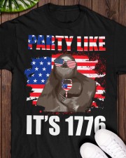 Sloth party like sloth lover Classic T-Shirt apparel-classic-tshirt-lifestyle-front-160