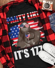 Sloth party like sloth lover Classic T-Shirt apparel-classic-tshirt-lifestyle-front-163