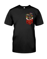 Dachshund Inside Christmas Pocket - For Dog Lovers Premium Fit Mens Tee tile