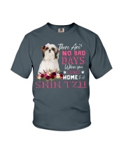 Shih Tzu There are no bad day Gift for you Youth T-Shirt tile