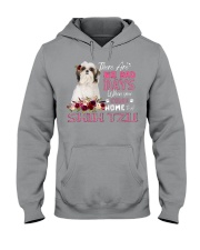 Shih Tzu There are no bad day Gift for you Hooded Sweatshirt tile
