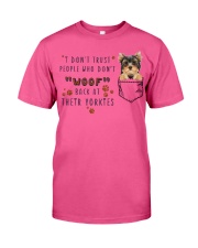 People woof back at yorkshires Gift for you Classic T-Shirt tile