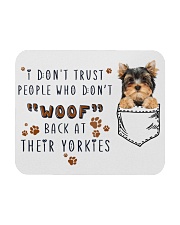 People woof back at yorkshires Gift for you Mousepad tile