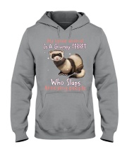 Ferret annoying people ferret lovers Hooded Sweatshirt tile