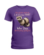 Ferret annoying people ferret lovers Ladies T-Shirt tile