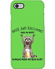 Raccoon And Beer make me happy Gift for you Phone Case tile