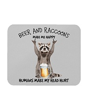 Raccoon And Beer make me happy Gift for you Mousepad tile
