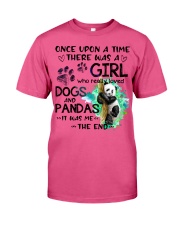 Panda and dog it was me panda lover Premium Fit Mens Tee tile
