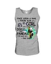 Panda and dog it was me panda lover Unisex Tank tile