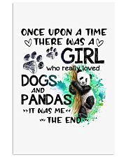 Panda and dog it was me panda lover Vertical Poster tile