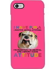 Bulldog i have attitude bulldog lovers dog moms Phone Case tile