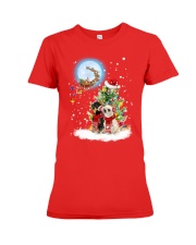 Lp 7 Chihuahua xmas snow gift drop sweatshirt Premium Fit Ladies Tee tile