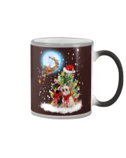 Lp 7 Chihuahua xmas snow gift drop sweatshirt Color Changing Mug tile