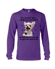 Chihuahua Let me pour you Gift for you Long Sleeve Tee tile