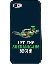 Turtle let the shenanigans begins Phone Case tile