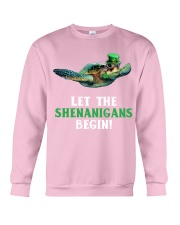 Turtle let the shenanigans begins Crewneck Sweatshirt tile