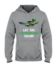 Turtle let the shenanigans begins Hooded Sweatshirt tile