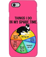 Cat Things i do in my spare time GFY Phone Case tile
