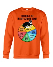 Cat Things i do in my spare time GFY Crewneck Sweatshirt tile
