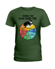Cat Things i do in my spare time GFY Ladies T-Shirt tile