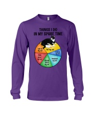 Cat Things i do in my spare time GFY Long Sleeve Tee tile