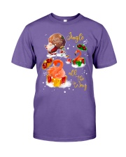 Flamingo gift xmas drop gift for flamingo lovers Premium Fit Mens Tee tile
