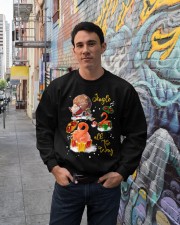 Flamingo gift xmas drop gift for flamingo lovers Crewneck Sweatshirt lifestyle-unisex-sweatshirt-front-2