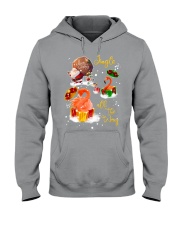 Flamingo gift xmas drop gift for flamingo lovers Hooded Sweatshirt tile