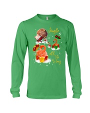 Flamingo gift xmas drop gift for flamingo lovers Long Sleeve Tee tile