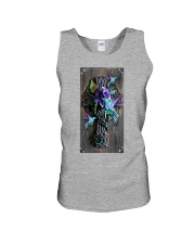 Hummingbird pray and flower hummingbird lovers Unisex Tank tile