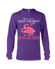 Flamingo Follow your dream Gift for U Long Sleeve Tee tile
