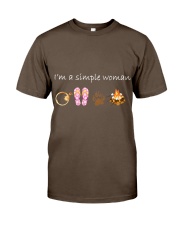 Camping Im a simple woman gift for her Premium Fit Mens Tee tile