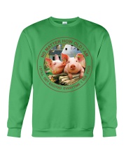 Pig no matter pig lovers Crewneck Sweatshirt tile