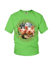 Pig no matter pig lovers Youth T-Shirt tile