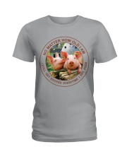 Pig no matter pig lovers Ladies T-Shirt tile