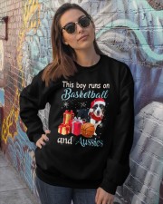 Australian Shepherd this boy gift for dog lovers Crewneck Sweatshirt lifestyle-unisex-sweatshirt-front-3